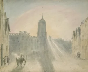 Christ Church depuis St Aldates, 1787